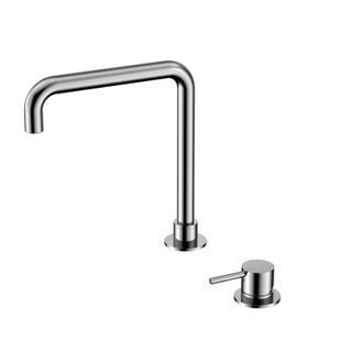 Mecca Hob Basin Mixer Square Svl Spt  CH