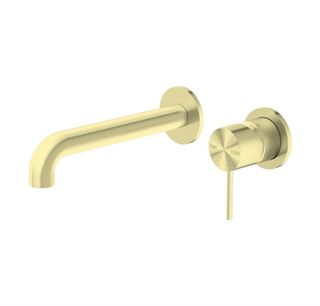 Mecca Wall Mixer S/Pate 185mm Spout B/G