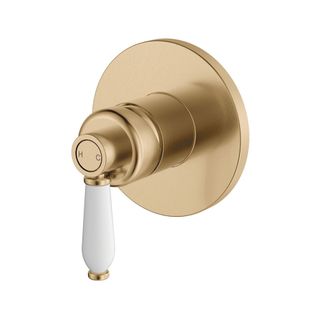 ELEANOR Wall Mixer Urban Brass White Han