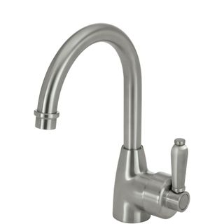 ELEANOR Gooseneck Basin Mixer Brushed Ni