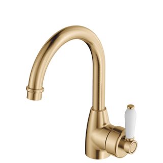 ELEANOR Gooseneck Basin Mixer Urban Bras