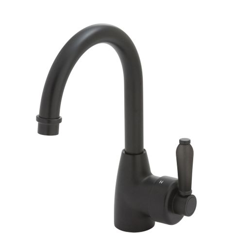 ELEANOR Gooseneck Basin Mixer Matte Blac