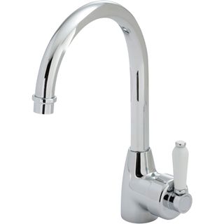 ELEANOR Gooseneck Kitchen Mixer Chrome W