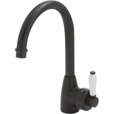 ELEANOR Gooseneck Kitchen Mixer Matte Bl