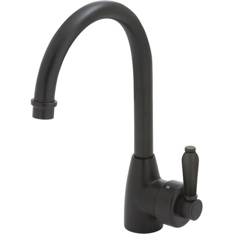 ELEANOR Gooseneck Kitchen Mixer Matte Bl