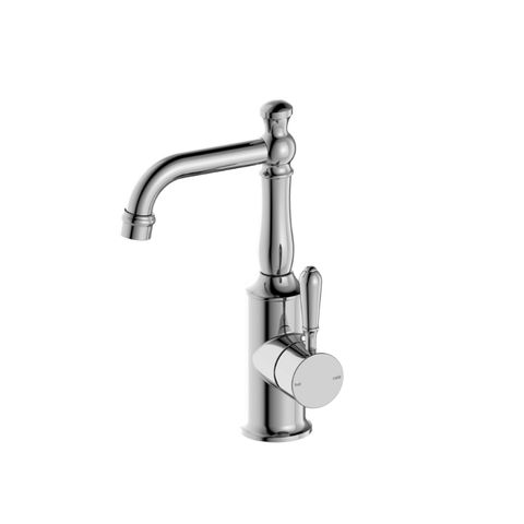 York Basin Mixer With Metal Lever Chrome