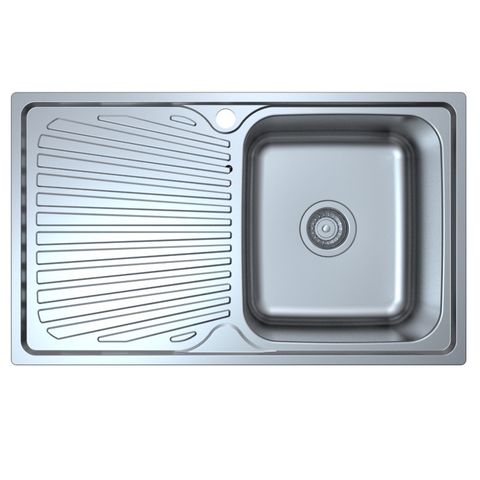 Otus Single Bowl 800 w/Left Drain RHB