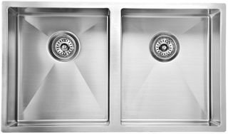 Eden DBL Bowl Undermount Sink R10 230d