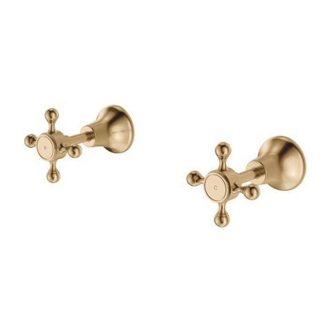 Lillian Wall Top Assemblies (Pair) Urban Brass