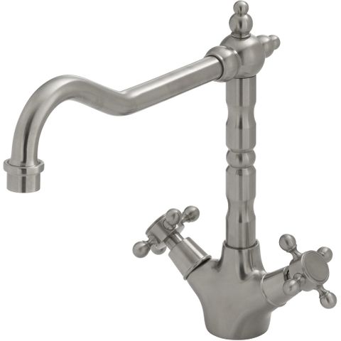 Lillian Shepherds Crook Kitchen Mixer Brushed Nickel