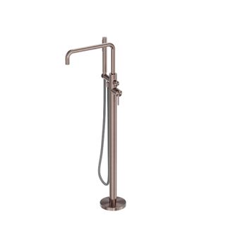 Zen SS316L Floor Bath Mixer w/Outdr Hose
