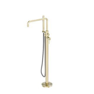Zen SS316L Floor Bath Mixer w/Outdr Hose
