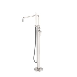 Zen SS316L Floor Bath Mixer w/Outdr Hose