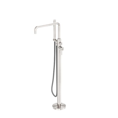 Zen SS316L Floor Bath Mixer w/Outdr Hose