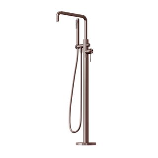 Opal Floor Bath Mixer w/Hand Shwr BZ
