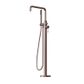 Opal Floor Bath Mixer w/Hand Shwr BZ