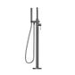 Opal Floor Bath Mixer w/Hand Shwr GR