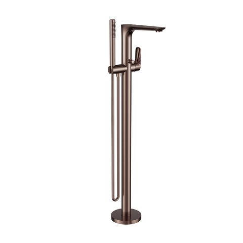 Bianca Floor Bath Mixer w/Hand Shwr BZ