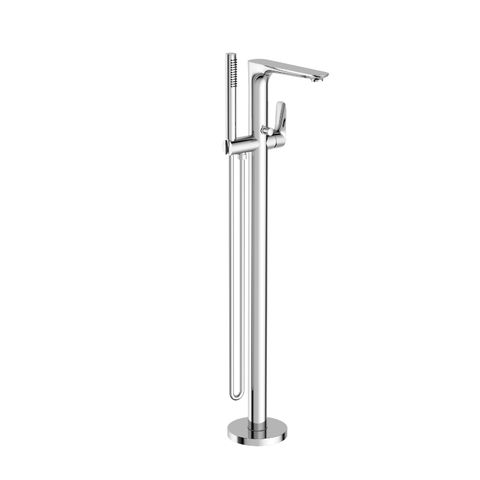 Bianca Floor Bath Mixer w/Hand Shwr CH