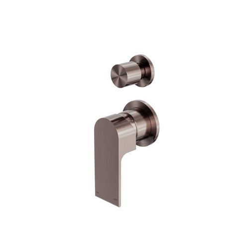 Bianca Shwr Mixer w/Div S/Plate BZ