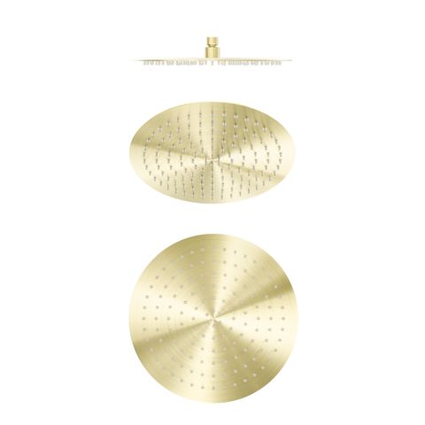 Zen SS316L 300 Rnd Shwr Head BG