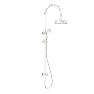 York Twin Shwr w/ Metal Hand Shwr BN