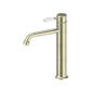 York Str Tall Basin Mixer w/Wht Porc Lvr