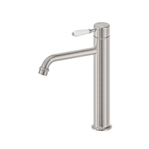 York Str Tall Basin Mixer w/Wht Porc Lvr