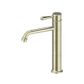 York Str Tall Basin Mixer w/Metal Lvr AB