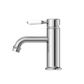 York Str Basin Mixer w/Wht Porc Lvr  CH