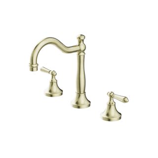 York Basin Set w/Metal Lvr AB