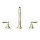 York Basin Set w/Metal Lvr AB