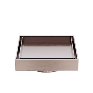 130 Square Tile Ins Floor Waste 80 OL BZ