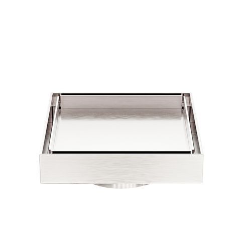 130 Square Tile Ins Floor Waste 80 OL BN