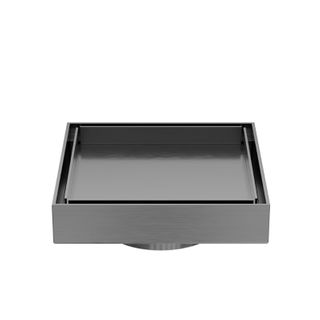 130 Square Tile Ins Floor Waste 80 OL GM