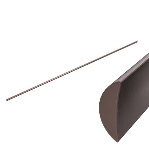 Half Rnd Water Seal Rail 750 BZ