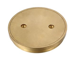 Clear Out Round 100mm Brass