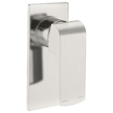 Elgin Shower Mixer Rect BN