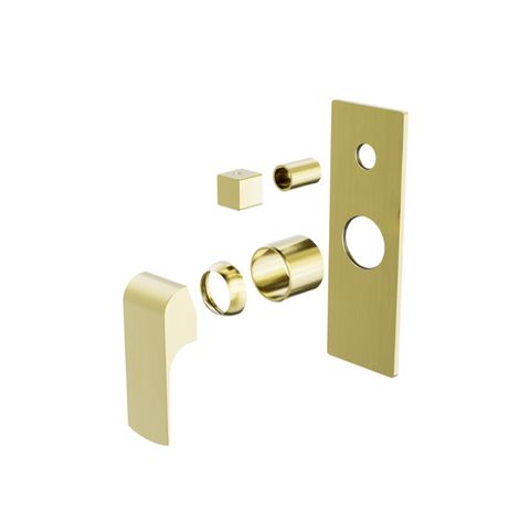 Elgin Shwr Mixer w/Div TRIM BG