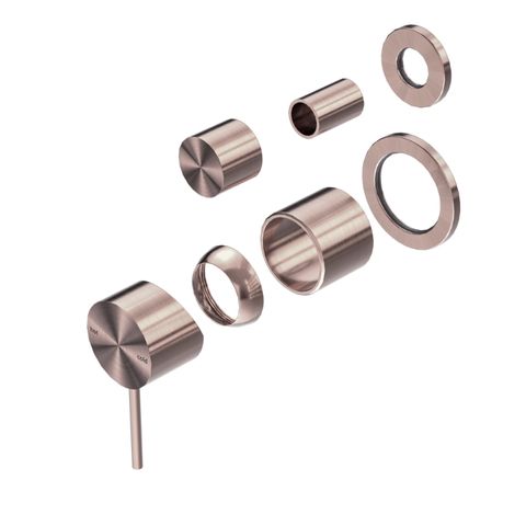 Mecca Shwr Mixer w/Div S/Plate TRIM BZ