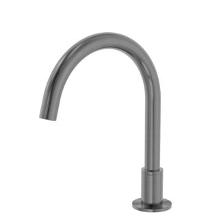 Kara Hob Mount Bath Spout Only G1/2 Female Inlet Gun Metal
