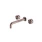 Kara Wall Basin Set 180mm Brushed Bronze