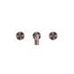Kara Wall Basin Set 180mm Brushed Bronze