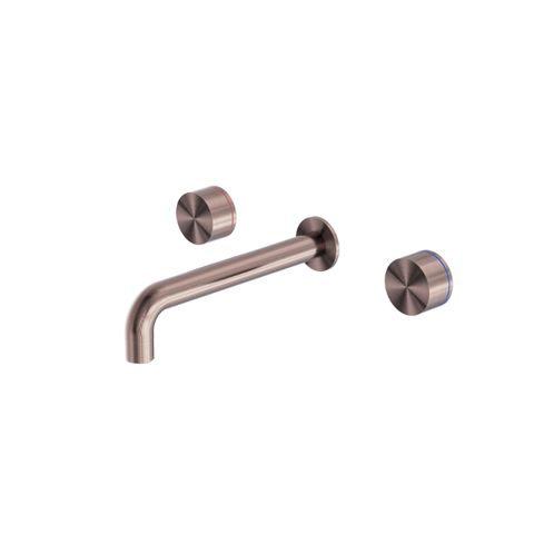 Kara Wall Basin Set 215mm Brushed Bronze