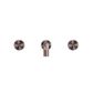 Kara Wall Basin Set 215mm Brushed Bronze