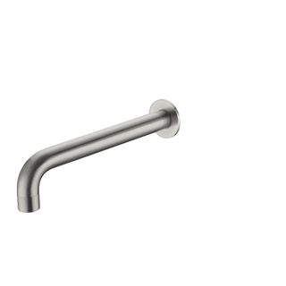 Kara Wall Basin Set Spout Only 215mm Brushed Nickel