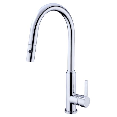 Pearl Pull Out Sink Mixer With Vegie Spray Function Chrome