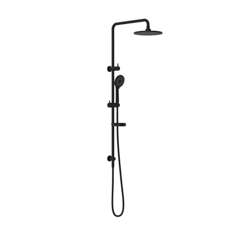 Builder Project Twin Shower Set Matte Black