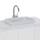 Eleanor Gooseneck Basin Mixer CH/Wh LF