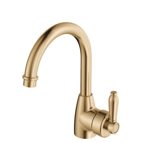 Eleanor Gooseneck Basin Mixer Urban Brass